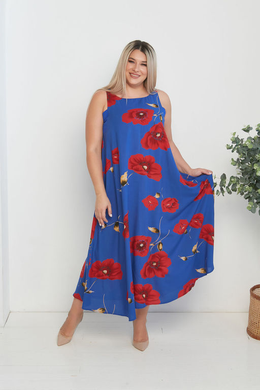 Платье Luxury Moda 1295 синий