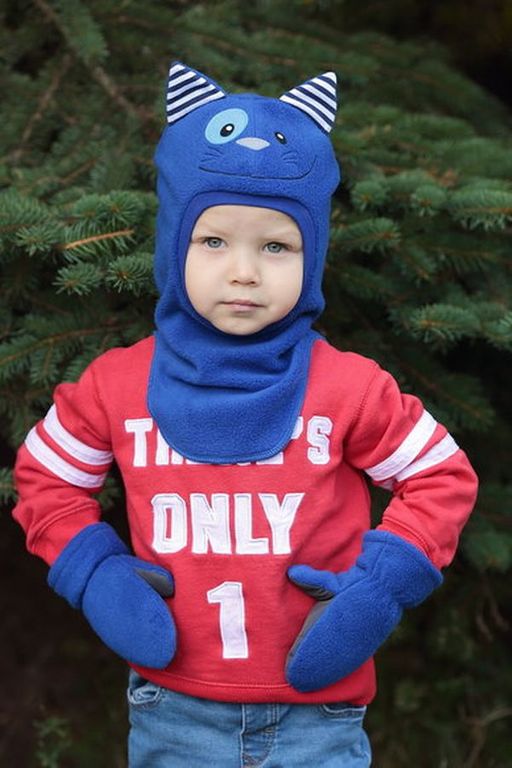 Варежки флисовые ОСЕНЬ/ВЕСНА - Шанти пунти фото 2