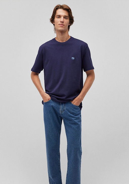 Mavi Pro Logo Bask?l? Lacivert Tisort  фото 2