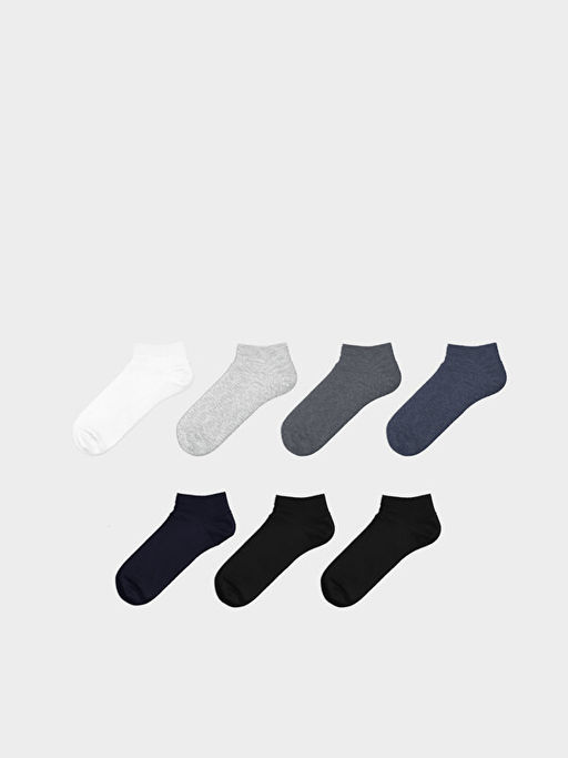 D?z Erkek Patik ?orap 7li