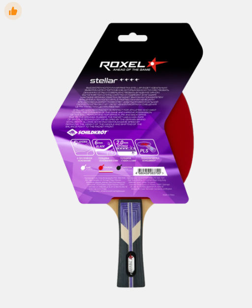 Ракетка для настольного тенниса Roxel 4* Stellar, коническая  фото 8