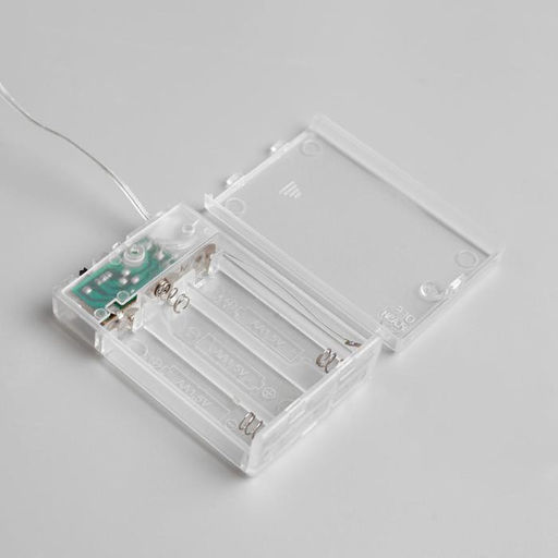 Гирлянда Мишура 5 м роса, IP20, серебристая нить, 100 LED, 2 режима, батарейки AAх3 (нет в комплекте), свечение тёплое белое - Luazon lighting фото 5