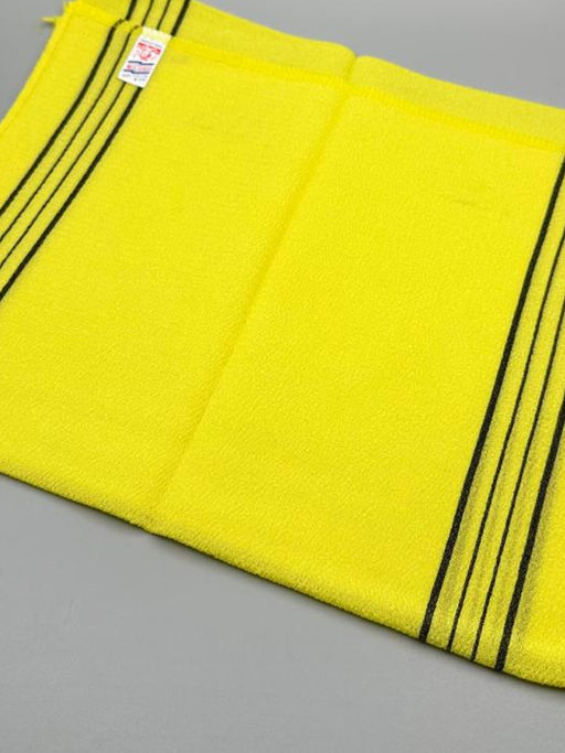 Bath Towel Мочалка-полотенце для душа с пилинг-эффектом / Long Exfoliating Towel, желтый