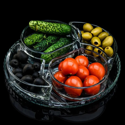 LAVIN Набор составных салатников 1+4шт. арт.1147