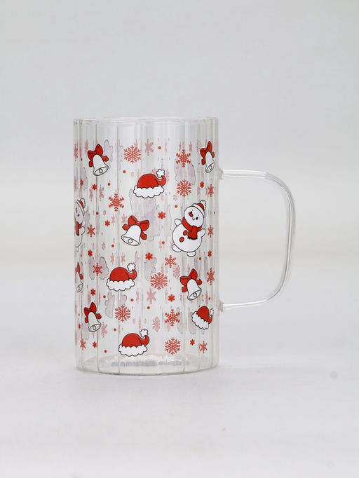 Кружка новогодняя стеклянная Новый год, 350 мл - Дорого внимание фото 5