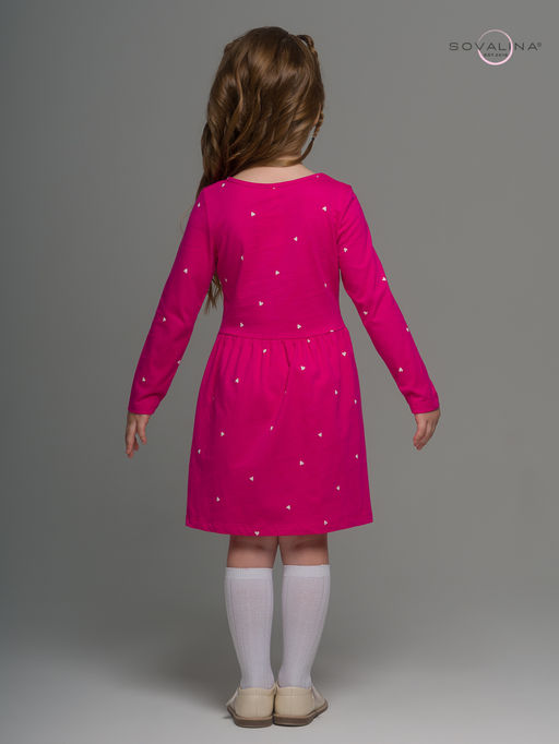 Платье Эля сердечки барби - Sovalina фото 13