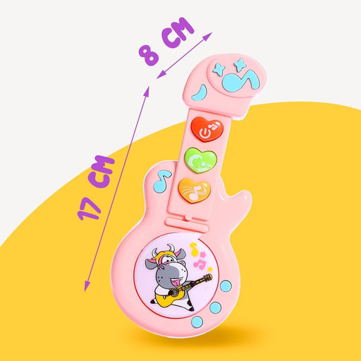 Игрушка музыкальная гитара Коровка, звуковые эффекты, цвета МИКС - Simaland фото 8