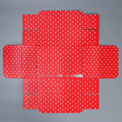 Коробка подарочная складная, упаковка, «Любовь», 21×15×7 см