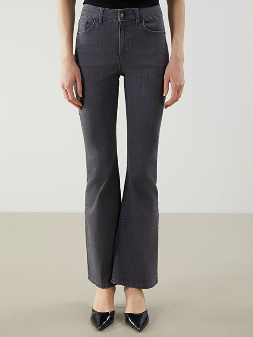 Flare Kad?n Jean Pantolon