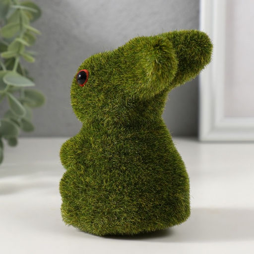 Фигурка пенопласт Зайка зелёный, 8?6.5?10.5 см