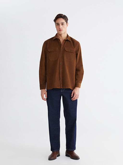 Rahat Kal?p Kadife Erkek G?mlek