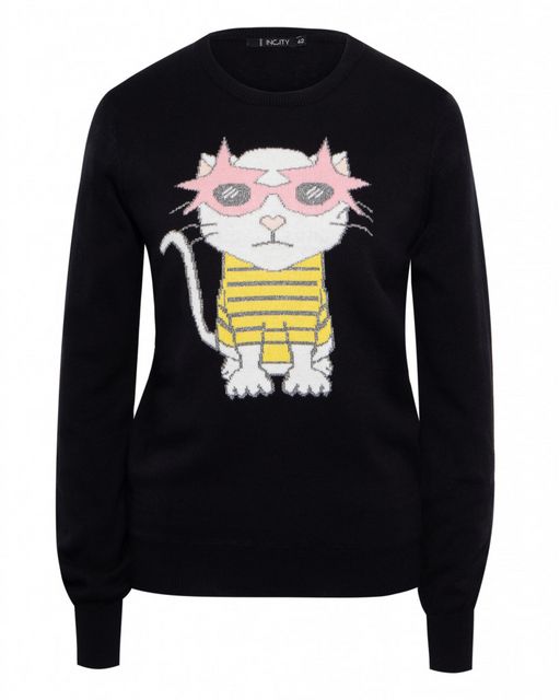 Джемпер с рисунком на полочке - Incity фото 2