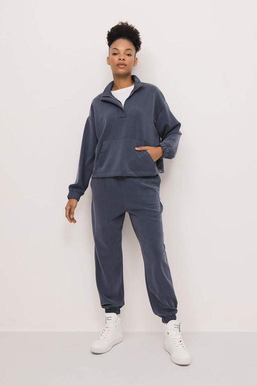 DeFactoFit Спортивная толстовка Oversize премиум-класса с высоким воротником  фото 2