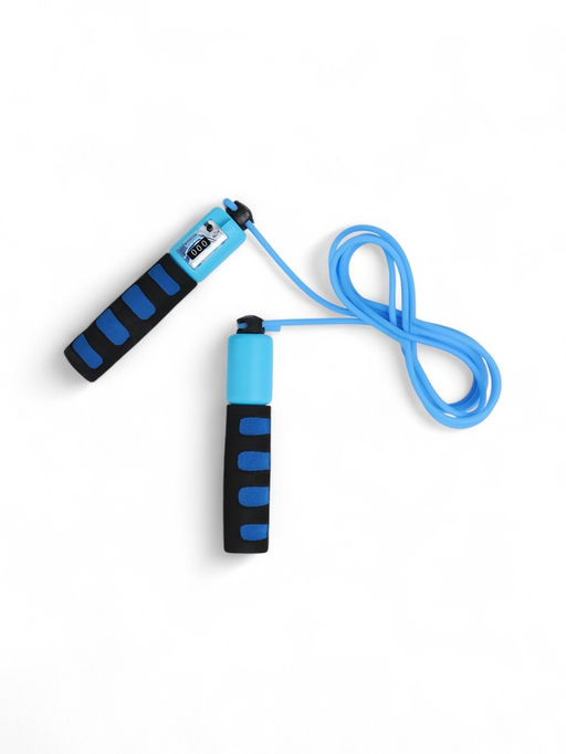 Скакалка спортивная ONLYTOP, 2.8 м, регулируемая, со счётчиком, цвет МИКС