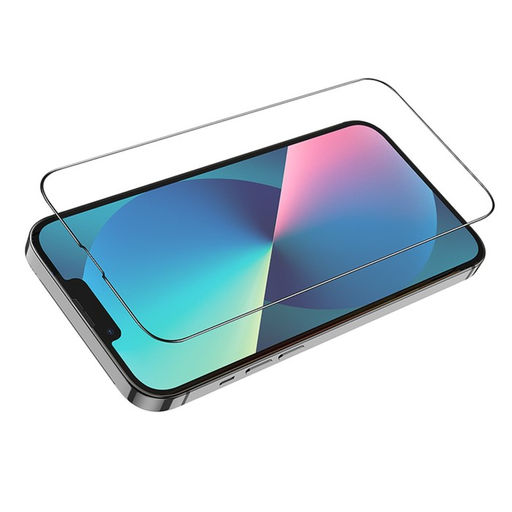 Защитное стекло Hoco A27, для iPhone 13 mini, анти отпечатки, анти царапины, чёрное