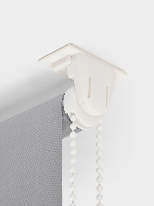 Штора рулонная 60×160 см «Блэкаут», по полотну 57×160 см, серая