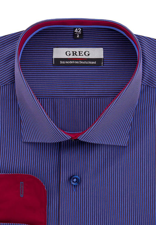 Сорочка мужская длинный рукав GREG 261/139/1033/Z/1p