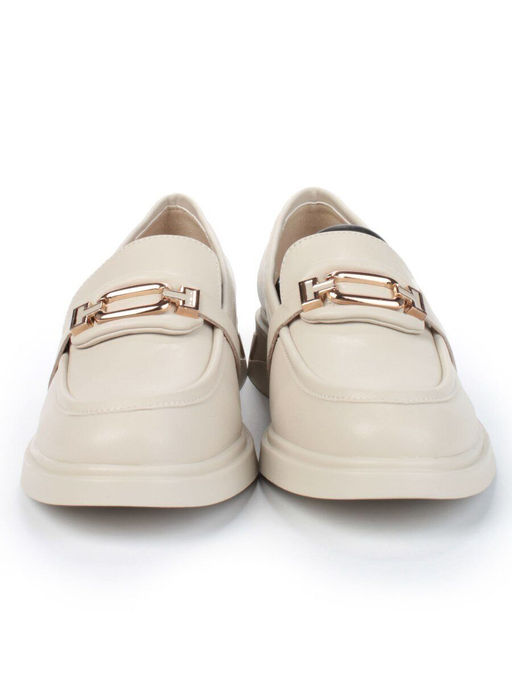 01-PDS133-3 BEIGE Ботинки демисезонные женские (натуральная кожа) - Фабричный китай фото 6