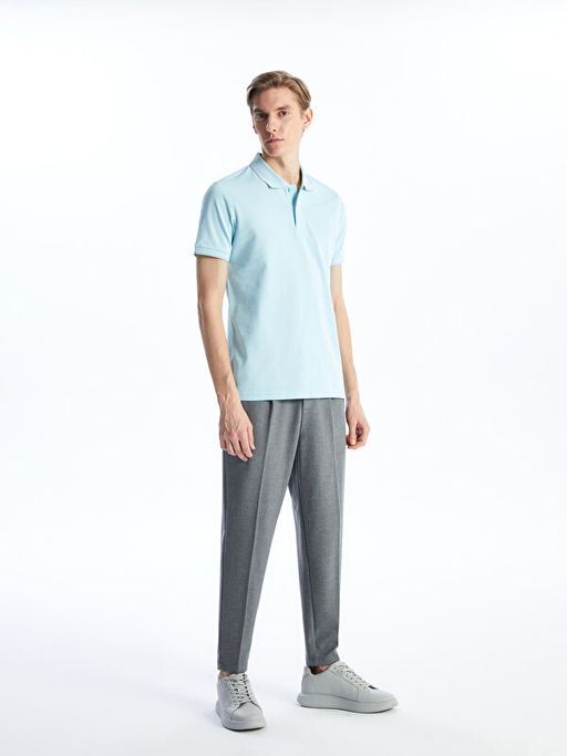 Polo Yaka K?sa Kollu Pike Erkek Ti??rt