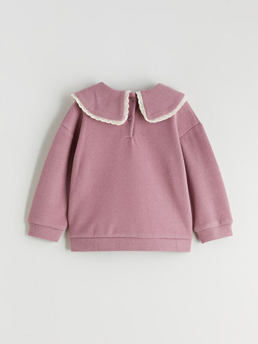 Bebe Yaka K?z ?ocuk Sweatshirt