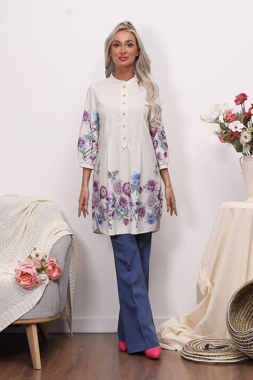 Рубашка М4-4145/4 - Wisell фото 4