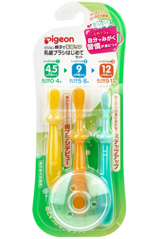 pigeon / Детская зубная щетка (набор)
