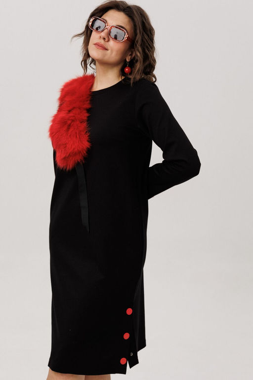 Платье ANELLI 1755.2 воронье сердце