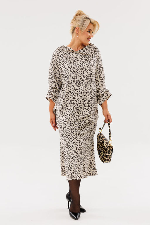 Костюм Anastasia 1158 платина (анималистический принт) фото 6