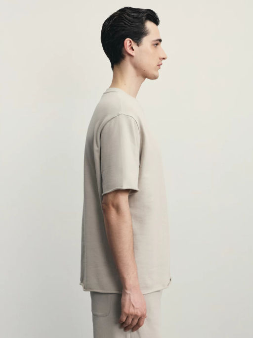 Футболка из плотного хлопка / Zarina фото 4