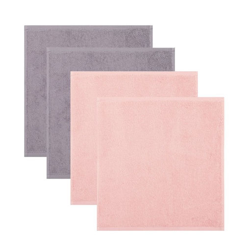 Набор махровых полотенец Этель Love 30х30 см-4шт, 100% хлопок 340 гр/м2  фото 2