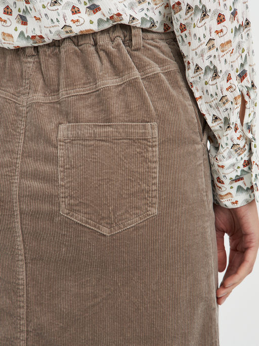 юбка из хлопка с разрезом - Glenfield фото 6