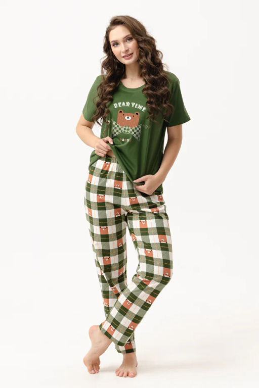 100% Хлопок  Пижама  Вечеринка - Оптима фото 2