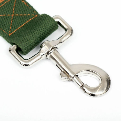 Поводок брезентовый 3 м х 3,5 см, хаки - Пижон фото 2