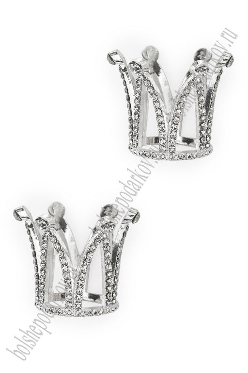 Корона металл 2,2*2,8 см (2 шт) SF-7637 УЦЕНКА