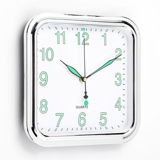 Часы настенные «Илони», дискретный ход, светящиеся, d=25 см