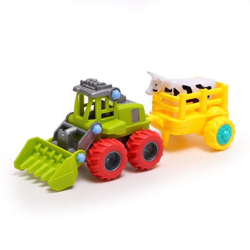 Экскаватор инерционный Майк, с прицепом, МИКС - Simaland фото 6