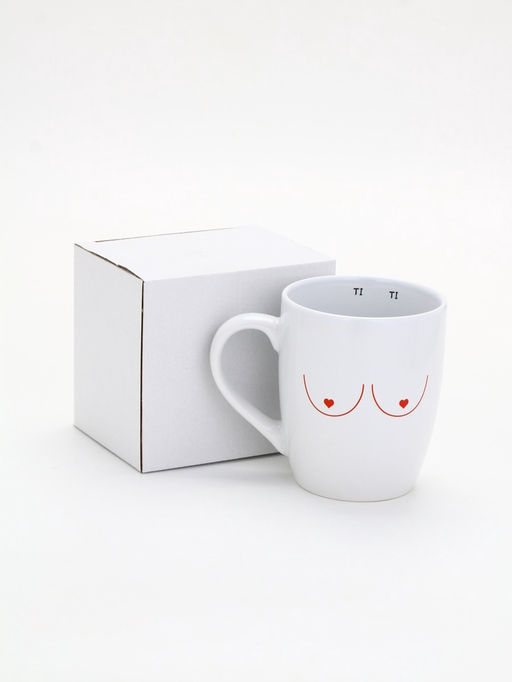 Кружка керамическая «Бюст», 690 мл