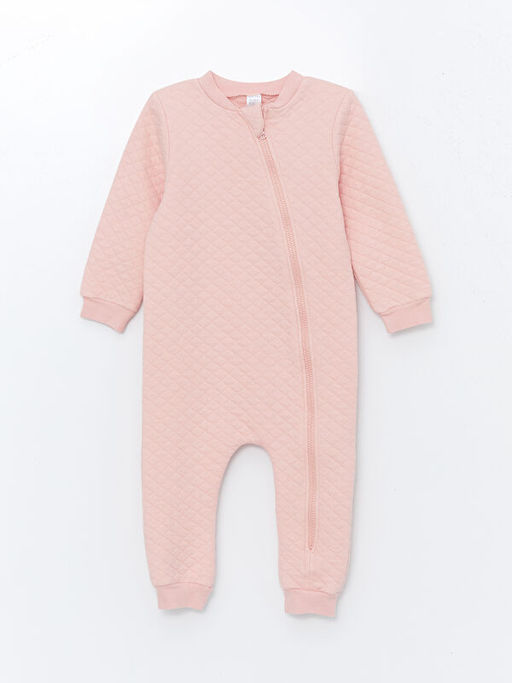 Uzun Kollu Desenli K?z Bebek Uyku Tulumu