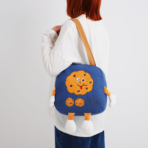 Сумка молодёжная на молнии, цвет синий - Simaland фото 2