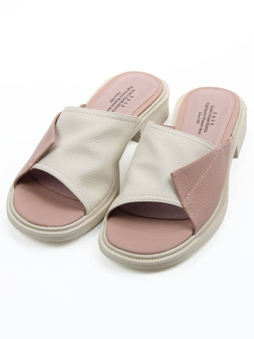 08-XLP1096-11 BEIGE/PINK Босоножки женские (натуральная кожа)