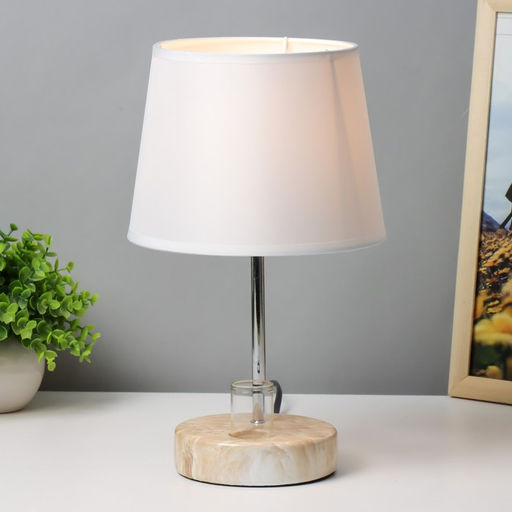 Настольная лампа Аэлита 1?40 Вт E14 оранжевый 18?18?31 см RISALUX  фото 2