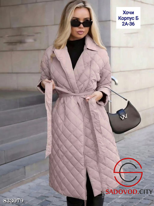 Куртка женская с поясом - Bruno фото 2