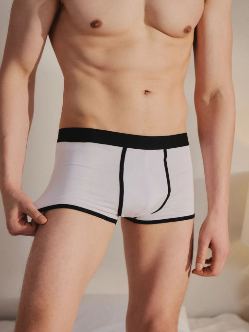 Трусы боксеры с контрастными швами / Zarina фото 6