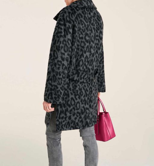 Пальто, серо-черное - Heine фото 4