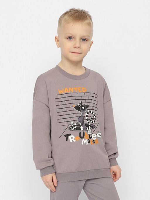 CRB wear/CWKB 63237-23-328 Джемпер для мальчика,серый/Ex.Cherubino