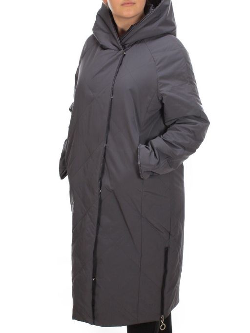 21085 GREY Куртка зимняя двухсторонняя женская облегченная SNOW CLARITY - Fashion фото 13