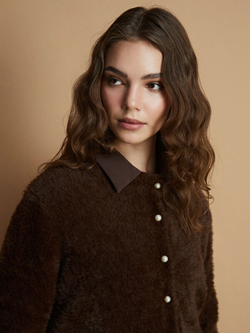 Bisiklet Yaka Kad?n Triko H?rka