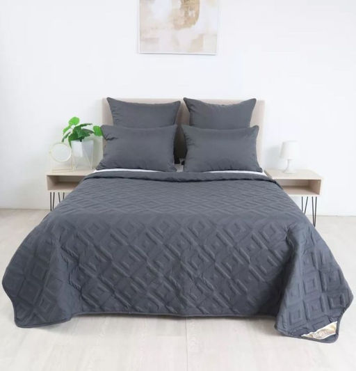 Покрывало ВиФтекс Grand POKVIFG04 Серый 200х220 см