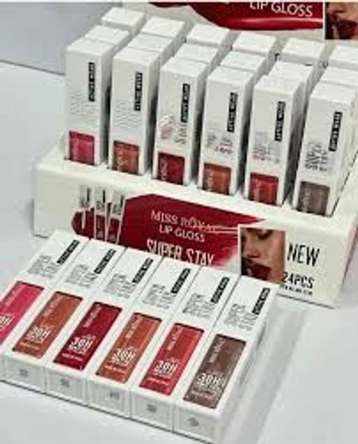 Набор перламутровых блесков для губ Miss Royal Lip Gloss Liquid, 6 шт