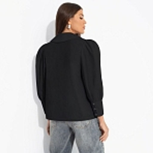 Блуза из хлопка, На пике успеха (черная) - Charutti фото 19